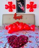 Romantic Red Heart Balloon Room Decor - photo 3