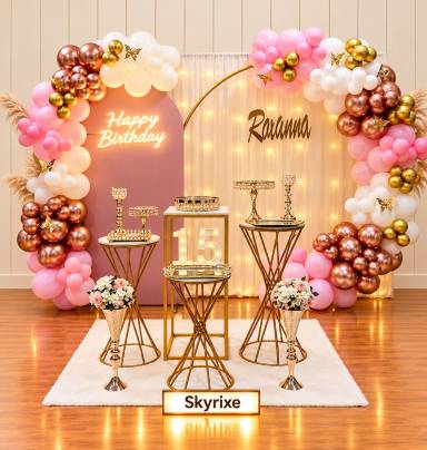 15th Birthday Balloon Decoration at Hall