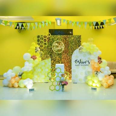 Honey Bee Theme Baby Shower Decor