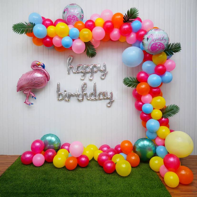 Tropical Flamingo Birthday Delight - Image 1