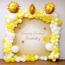 Sunny Smile Birthday Backdrop - photo 1