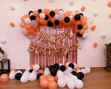 Birthday Balloon Decoration at Home
