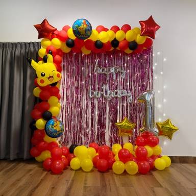 Pokemon Themed Birthday Decoration