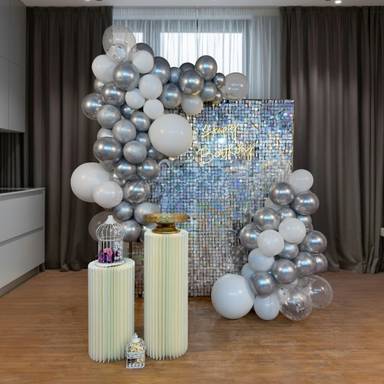 Sequin Birthday Backdrop Decoration