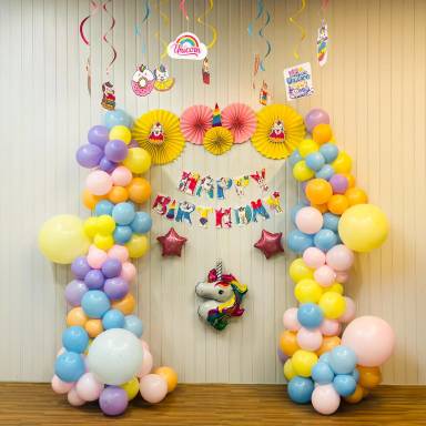 Pastel Unicorn Fantasy Birthday Decor