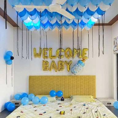 Welcome Baby Boy Room Decoration