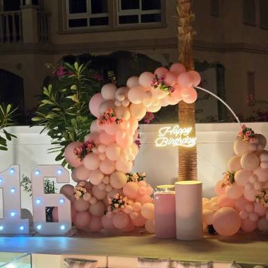Ring Birthday Backdrop