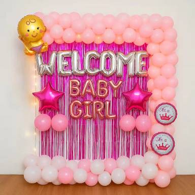 Pink Princess Baby Girl Welcome