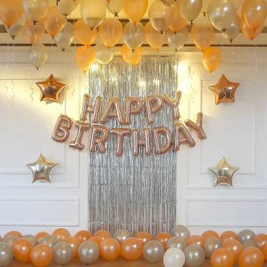 Golden Birthday Backdrop