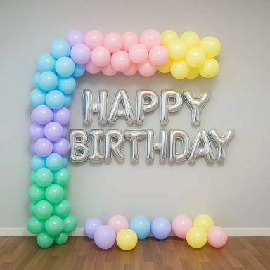 Pastel Birthday Corner