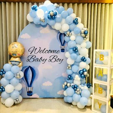 Welcome Baby Boy Theme Decoration