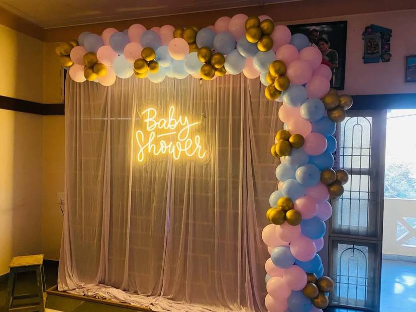 Elegant Baby Shower Backdrop - Image 1