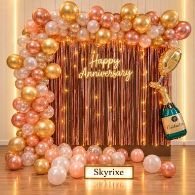 1st Anniversary Balloon Decoration