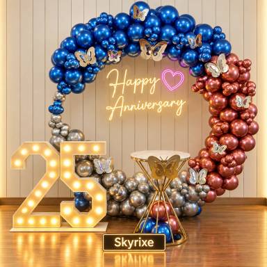 25th Anniversary Balloon Arch