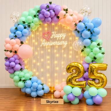 25th Anniversary Ring Backdrop