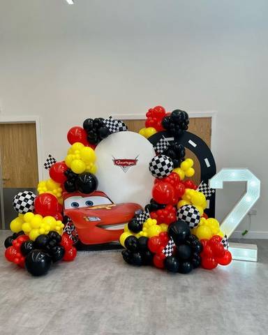 Lightning Racer Birthday Setup