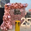 Elegant Rose Gold 25th Birthday Setup - photo 1
