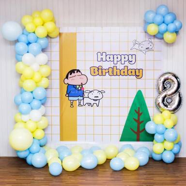Shinchan Theme Cartoon Birthday Setup