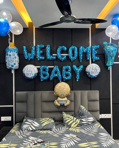 Newborn Welcome Baby Boy Celebration