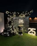 Elegant Black And Silver Birthday Celebration - photo 1