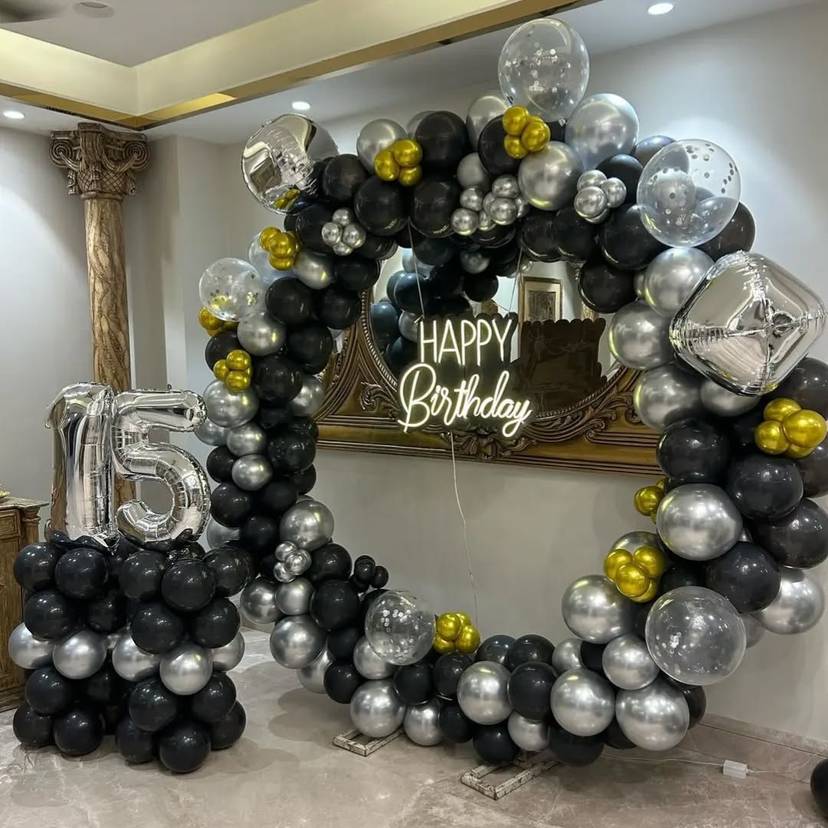 Black And Silver Luxe Birthday - Image 1