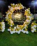 Happy Birthday Balloon Ring Backdrop - photo 1