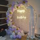 Elegant Pastel Birthday Backdrop - photo 1