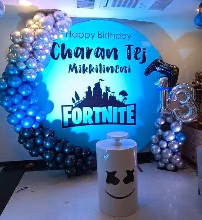 Fortnite Themed Birthday Backdrop - Image 1