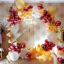 Elegant Gold White and Burgundy Birthday Arch - photo 1