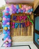 Jungle Themed Happy Birthday Setup - photo 1