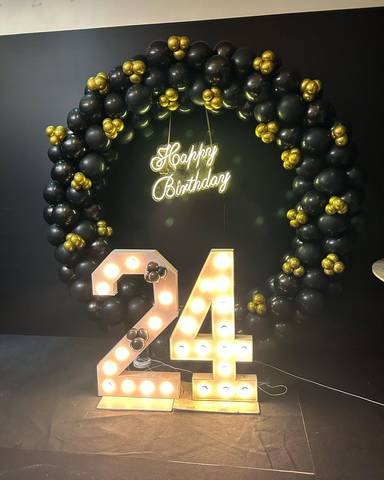 Black And Gold Luxury Birthday