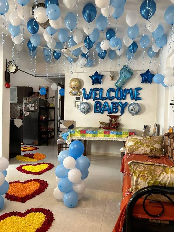Welcome Baby Boy Home Decoration - Image 1