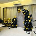 A half arch black and gold balloon garland - photo 1