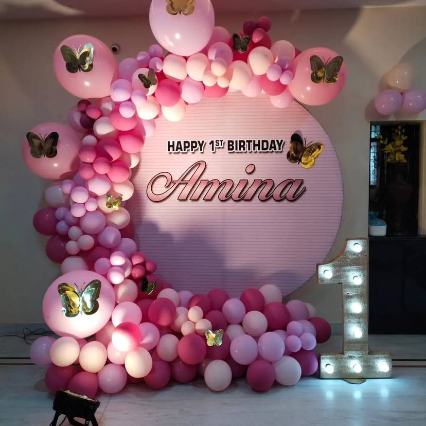 Enchanted Pink Butterfly Birthday - Image 1