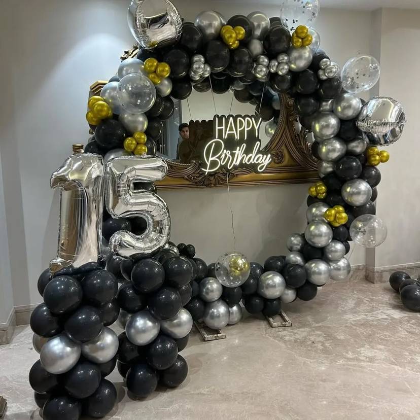 Silver and Black 15th Birthday - Image 1