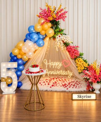 Anniversary Cabana Decoration at Home