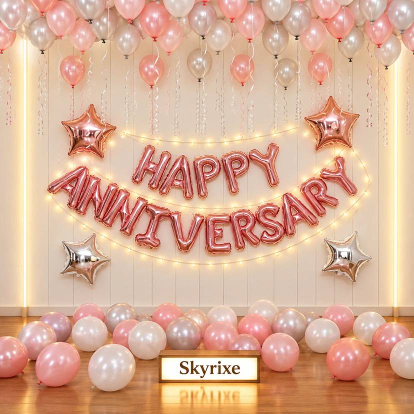Anniversary Ceiling Surprise Decor at Home - Image 1