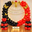 Anniversary Ring Backdrop Decoration at Home - photo 1