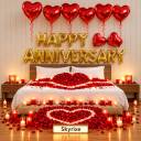 Anniversary Room Decoration Setup - photo 1