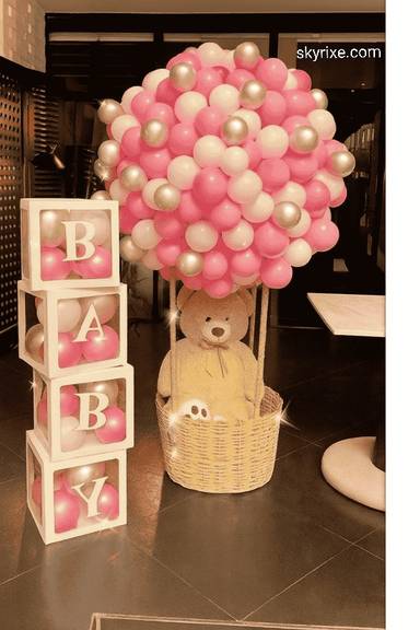 Teddy Bear Basket Welcome Setup
