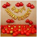 Bold Red Anniversary Balloon Decor - photo 1