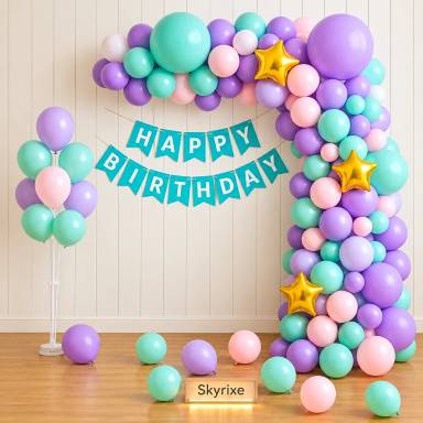 Balloon Arch Birthday Decoration