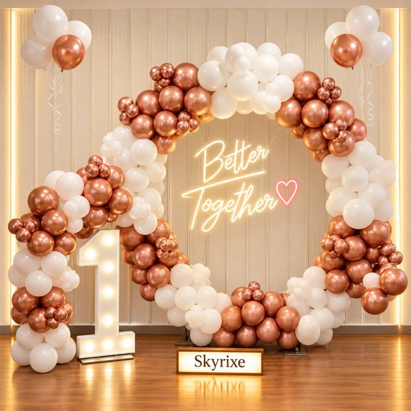 Better Together Anniversary Ring Decoration in India - Image 1
