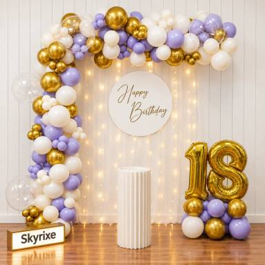Birthday Balloon Arch Decoration