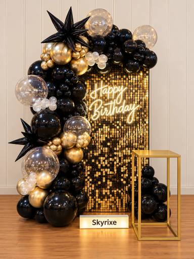 Birthday Shimmer Decoration At Home