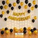Black And Gold Anniversary Decor - photo 1