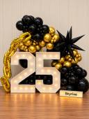 Black and Gold Birthday Setup - photo 1