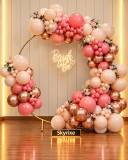 Blush And Rose Gold Bride To Be Arch - photo 1