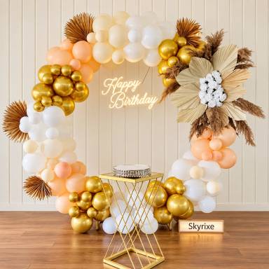 Boho Ring Birthday Balloon Decoration