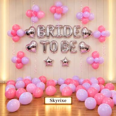 Bride To Be Balloon Decoration at Home in Mumbai